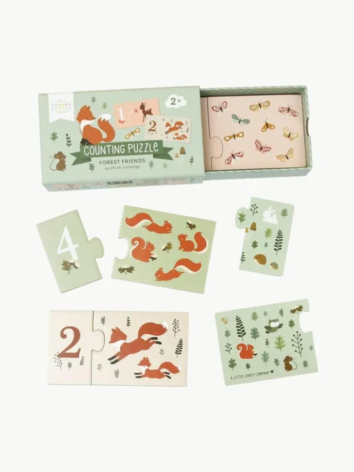 Houten telpuzzel Forest Friends