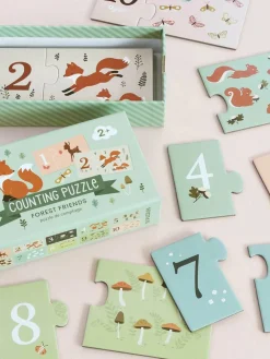Houten telpuzzel Forest Friends