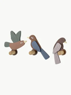 Houten wandhaken Lewi, 3-delig