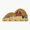 Houten wandkapstok Billy