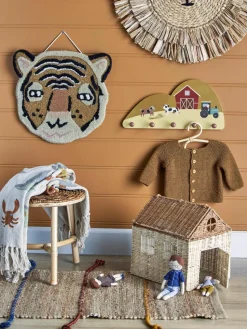 Houten wandkapstok Billy