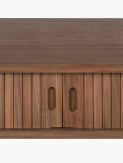Houten wandtafel Barbier met geribde voorkant