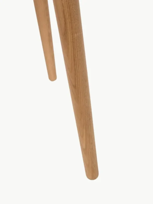Houten wandtafel Barbier met geribde voorkant