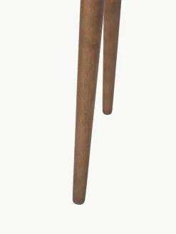 Houten wandtafel Barbier met geribde voorkant