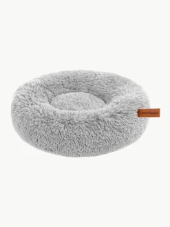 Huisdierbed Fluffy van teddy stof, in verschillende formaten