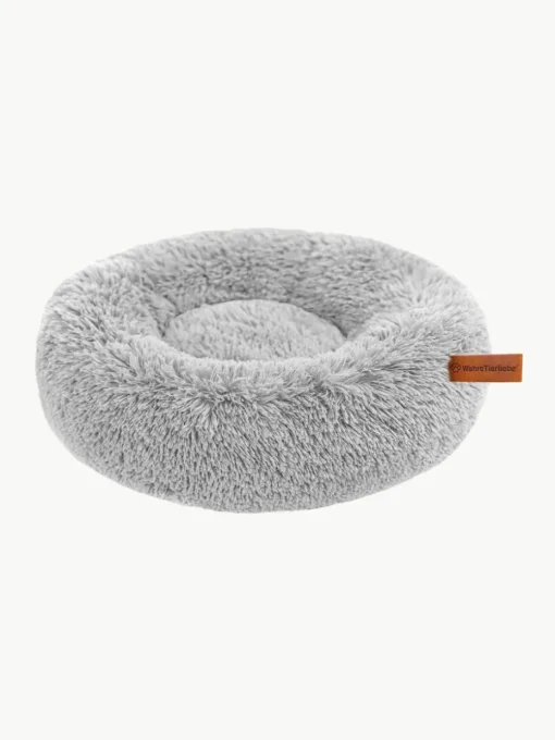 Huisdierbed Fluffy van teddy stof, in verschillende formaten