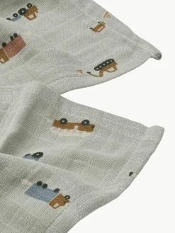 Hydrofiel doek Lewis van biokatoen, 2 stuks