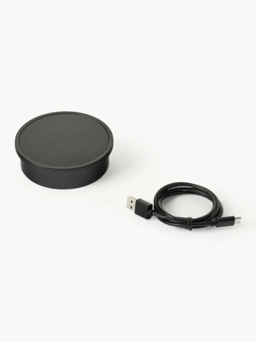 In- & outdoor Solar LED-Lamp Kyra met rotan kap