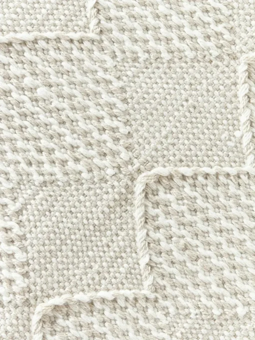 In- & outdoor vloerkleed Barcelona met hoog-laag structuur