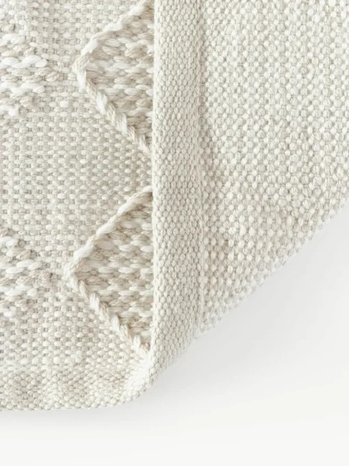 In- & outdoor vloerkleed Barcelona met hoog-laag structuur
