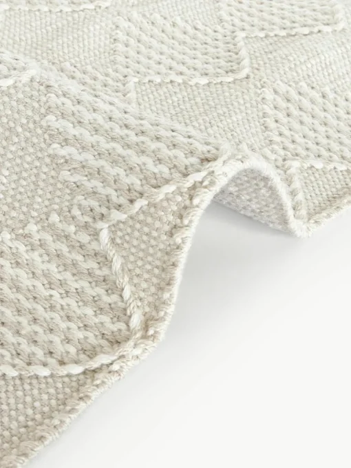 In- & outdoor vloerkleed Barcelona met hoog-laag structuur