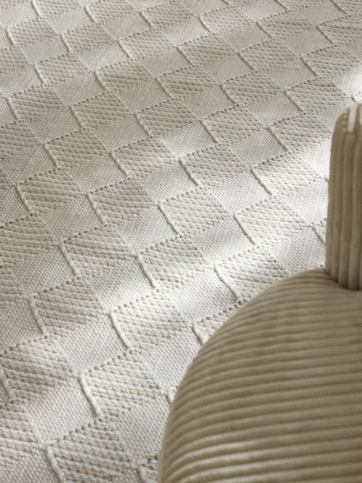 In- & outdoor vloerkleed Barcelona met hoog-laag structuur