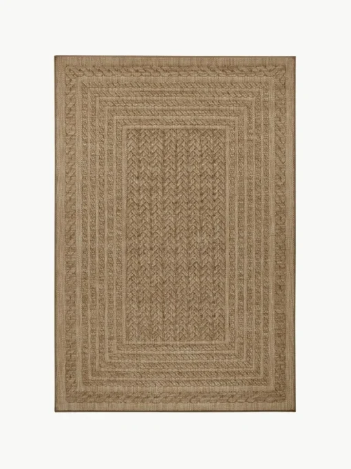 In- & outdoor vloerkleed Limonero in jute look