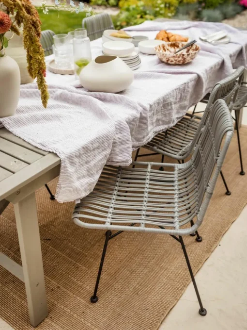 In- & outdoor vloerkleed Limonero in jute look