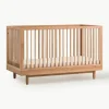 In hoogte verstelbaar babybedje Pure van eikenhout, 70 x 140 cm
