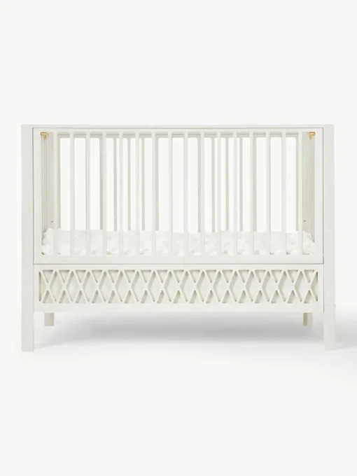 In hoogte verstelbaar babybedje Harlequin, 60 x 120 cm