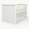 In hoogte verstelbaar houten babybedje Ava, 70 x 140 cm