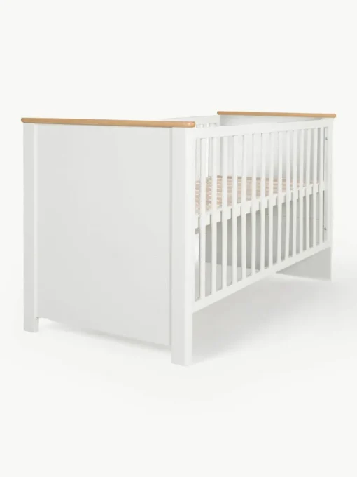 In hoogte verstelbaar houten babybedje Ava, 70 x 140 cm