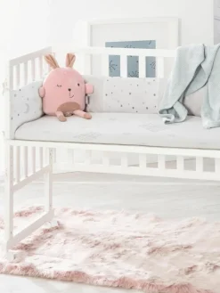 In hoogte verstelbaar zijbabybed Star Magic met wielen, 45 x 90 cm