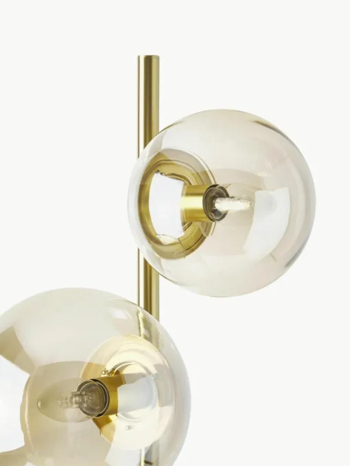 Industriële vloerlamp Casey van glas