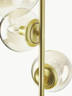 Industriële vloerlamp Casey van glas