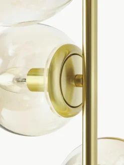 Industriële vloerlamp Casey van glas