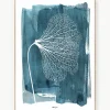 Ingelijste digitale print White Ginko