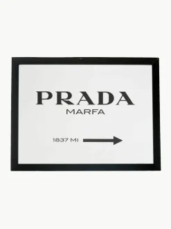 Ingelijste digitale print Prada Marfa
