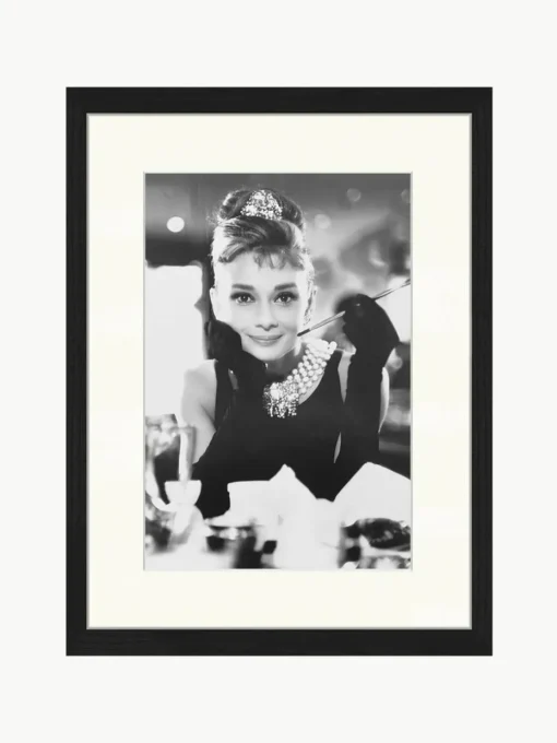 Ingelijste digitale print Audrey