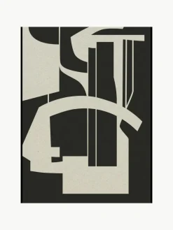 Ingelijste digitale print Silhouette