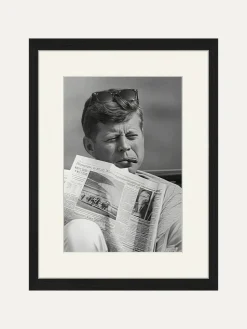 Ingelijste digitale print John