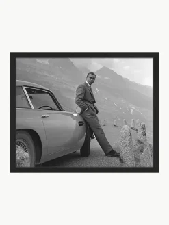 Ingelijste digitale print Sean Connery (James Bond)