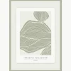 Ingelijste digitale print Leaves, handgemaakt