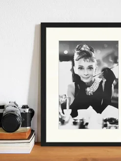 Ingelijste digitale print Audrey