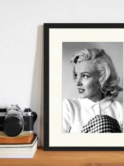 Ingelijste digitale print Marilyn Monroe