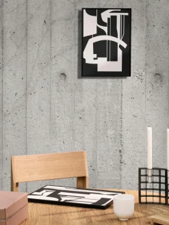 Ingelijste digitale print Silhouette