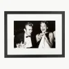 Ingelijste fotoprint Pier Abgeli en James Dean