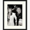Ingelijste print Serge Gainsbourg & Jane Birkin