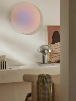 Iriserende design wandspiegel Ruby