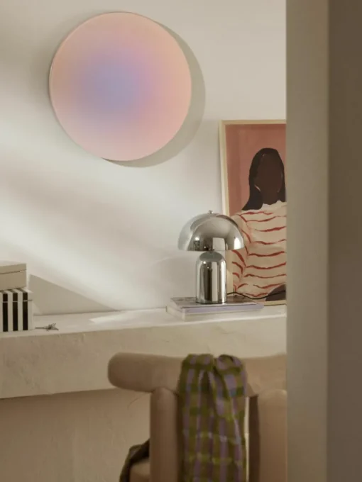 Iriserende design wandspiegel Ruby