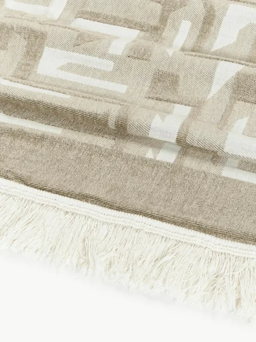 Jacquard bedsprei Fran met franjes