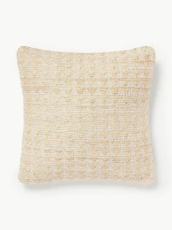 Juten kussenhoes Flint met geometrisch patroon