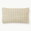Juten kussenhoes Flint met geometrisch patroon