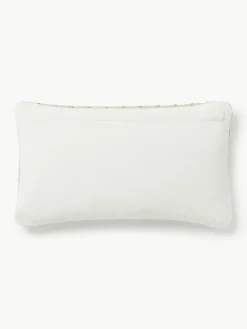 Juten kussenhoes Flint met geometrisch patroon