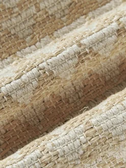 Juten kussenhoes Flint met geometrisch patroon