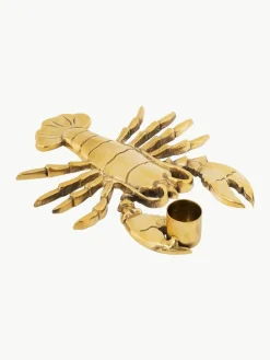 Kandelaar Lobster van messing