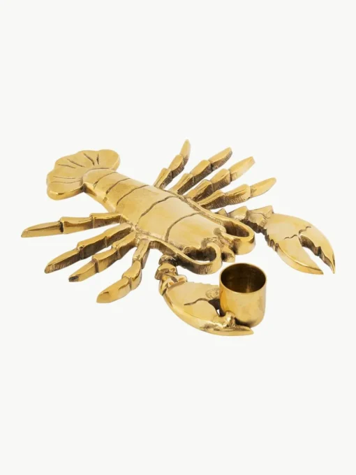 Kandelaar Lobster van messing