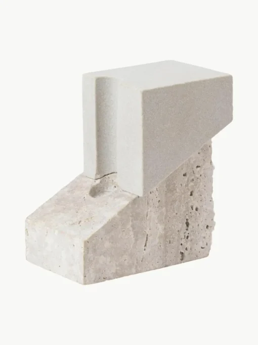 Kandelaar Offset uit travertijn