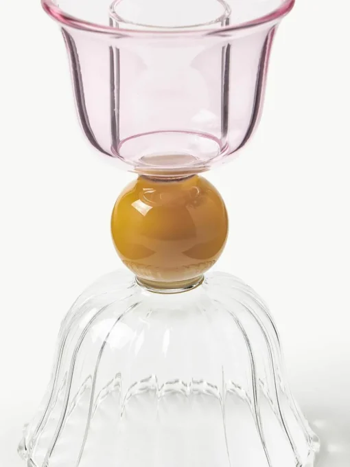 Kandelaar Perle van borosilicaatglas