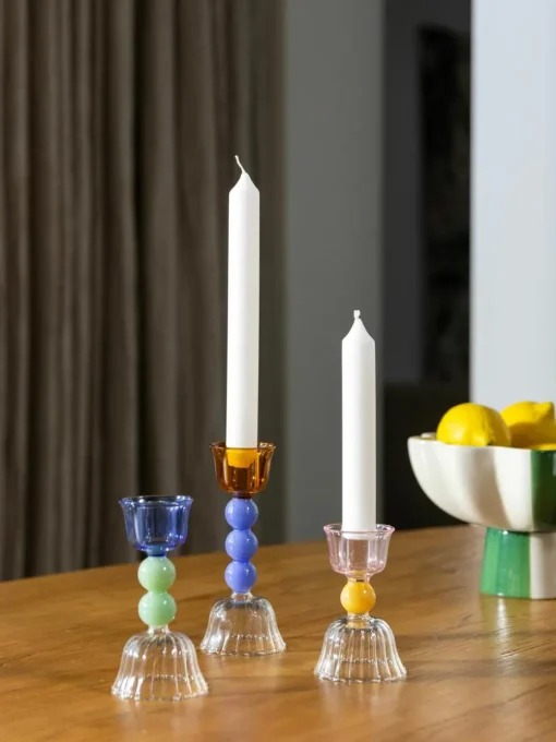 Kandelaar Perle van borosilicaatglas